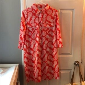 BNWT Crown & Ivy pineapple dress
